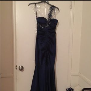 Blue Gown for Prom